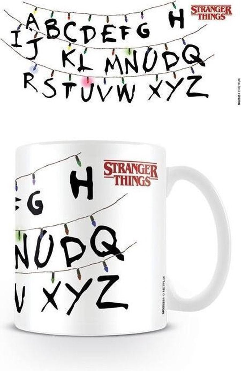 Stranger Things – Alphabet – Tasse ohne Marke ohne Marke