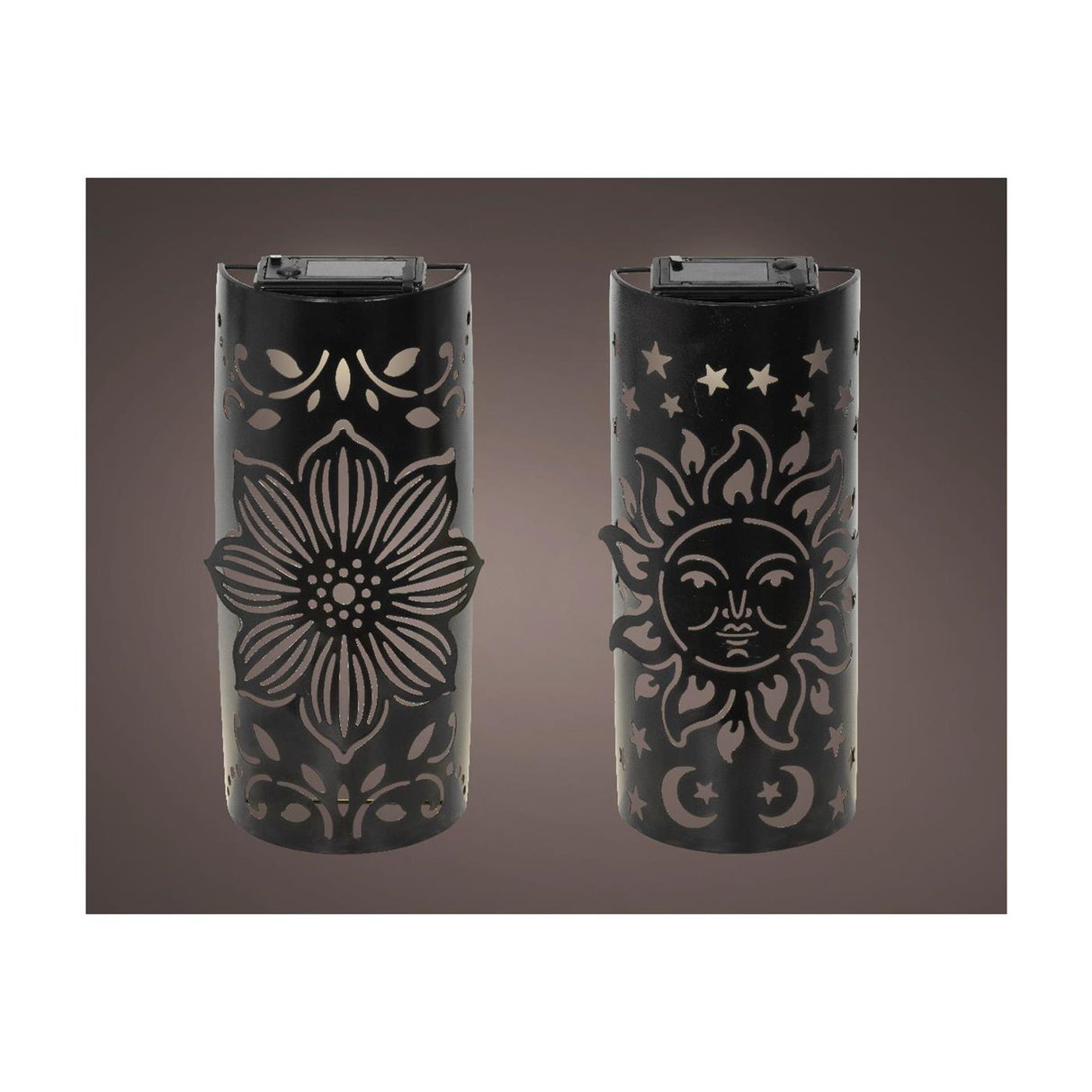 Lumineo Solarwandleuchte Metall 5,8x11x26cm