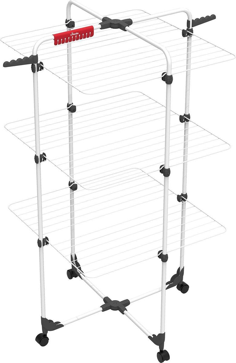 Vileda Mixer 3 Trockenständer – Trockenturm – 30 m Trockenlänge – flexibel