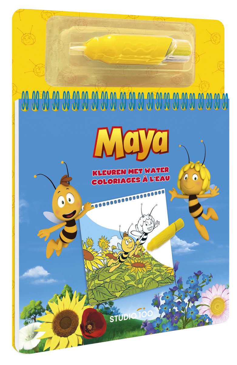 Studio 100 Maya-Malbuch – Ausmalen mit Wasser