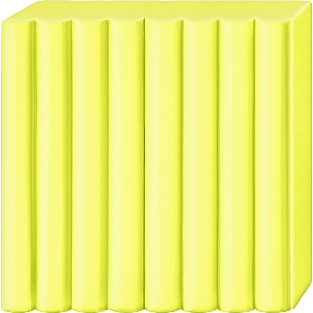 Fimo-Effekt-Modelliermasse neongelb, 57gr