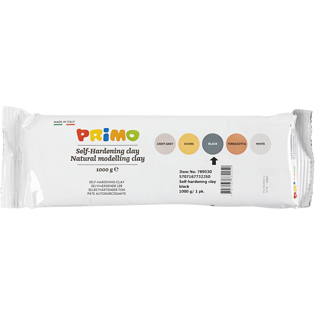 Creativ Company Self -Harding Mountain Klei Black, 1000gr