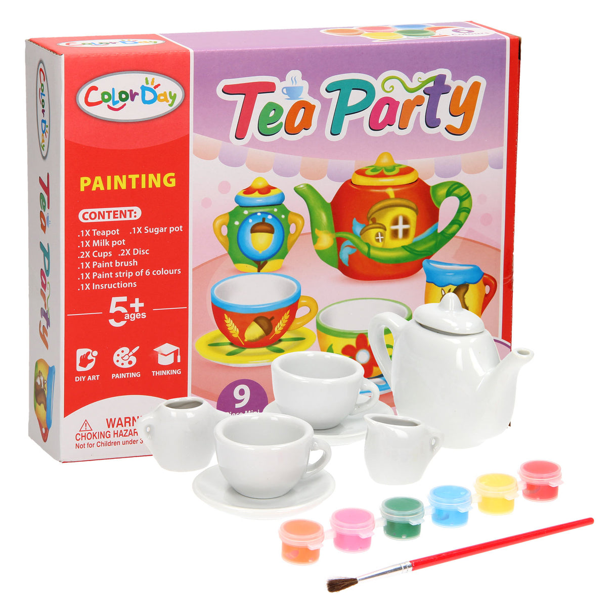 Tee -Set malen