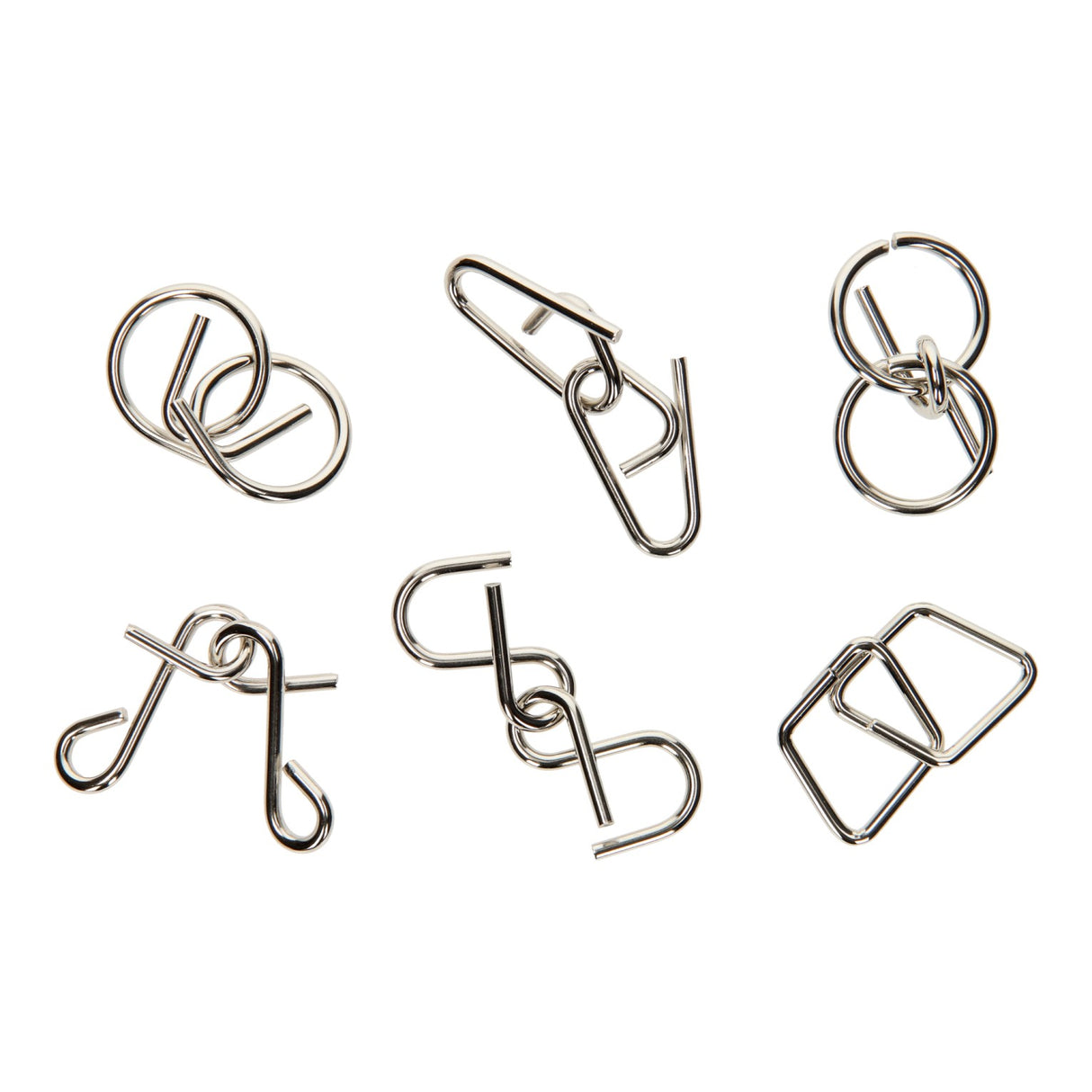Mini-Gehirnpuzzle aus Metall