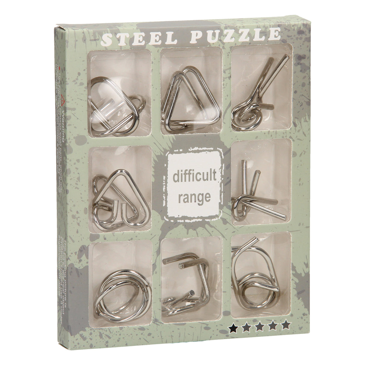 Metall-Gehirnpuzzle, 9-tlg. *