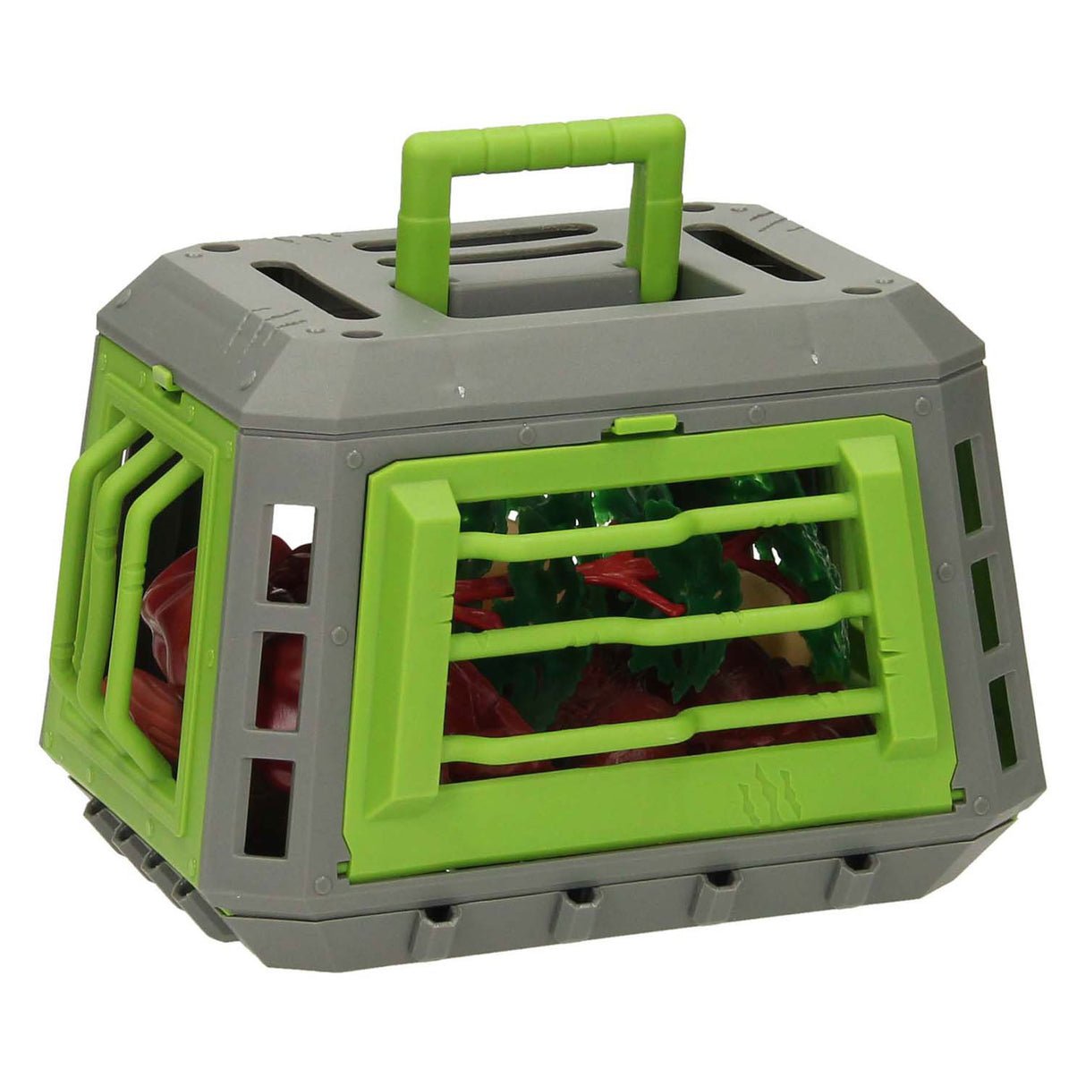 Dino-Spielset mit Käfig