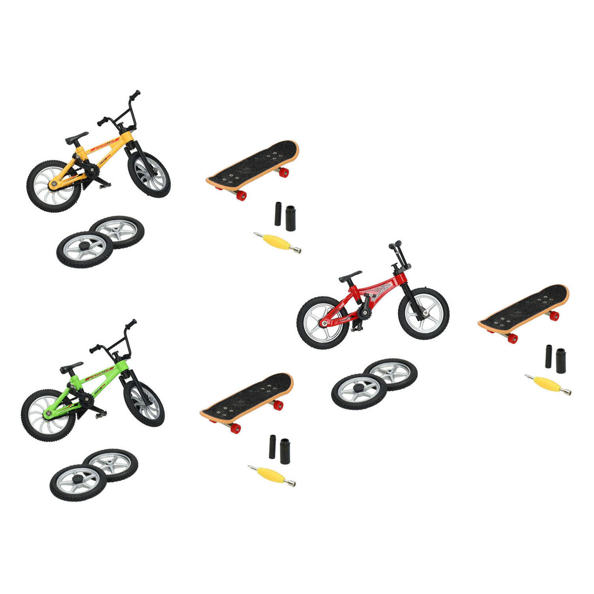 Finger-Stunt-Bike mit Zubehör