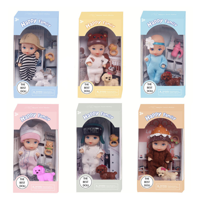 Puppenset mit einer Haustierfreund-Minipuppe