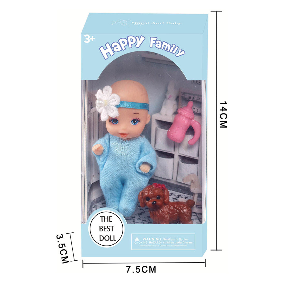 Puppenset mit einer Haustierfreund-Minipuppe