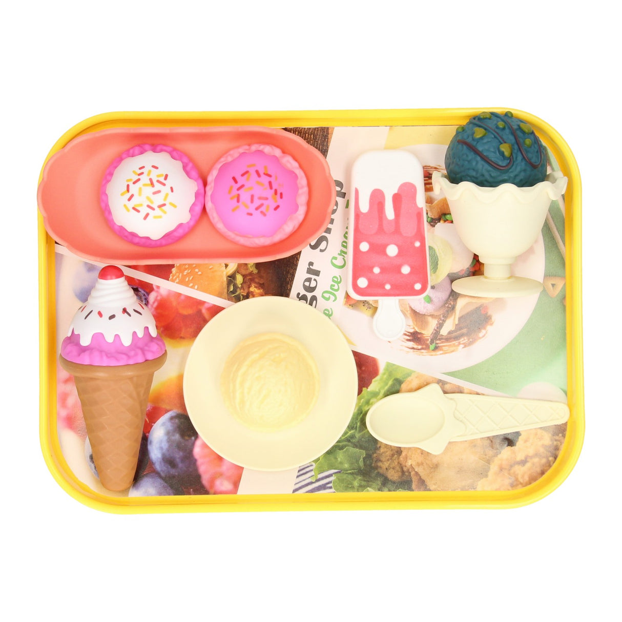 Tablett Play Food Eis, 10 Stk.