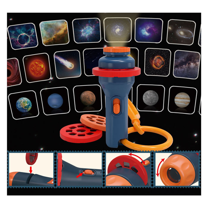 Projektionstaschenlampe Planeten