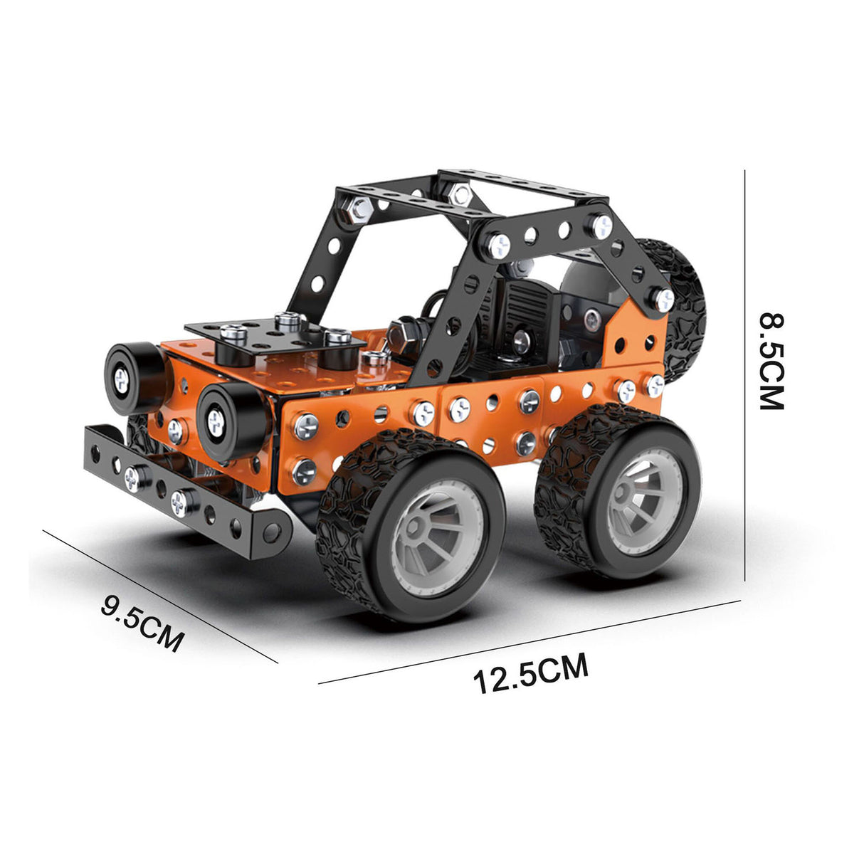 Lobbes Toys BV Metallbausatz Geländewagen, 164 Teile.
