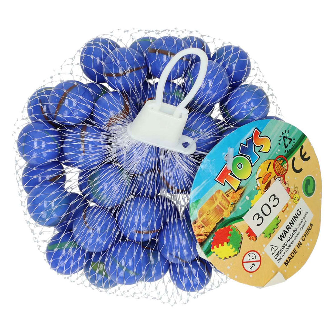 Murmeln blau, 50 Stk.