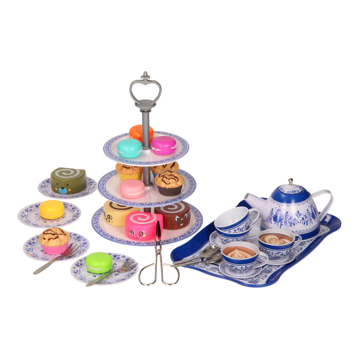 Teeservice mit Etagere