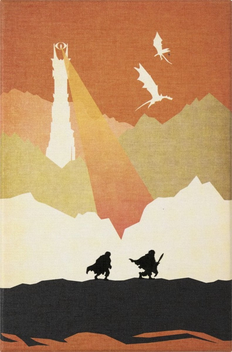 Moleskine Limited Edition Herr der Ringe Notizbuch groß – Hardcover – liniert – Frodo und Sam (Geschenkbox)