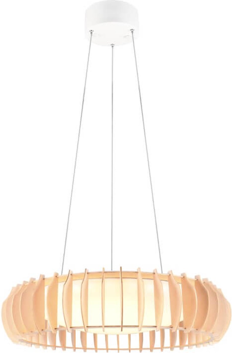 Rl live your light reality monte - hanglamp - wit - incl. 1x smd 40w - aanpasbaar in hoogte - geintergreerde dimmer - memory functien - dimbaar