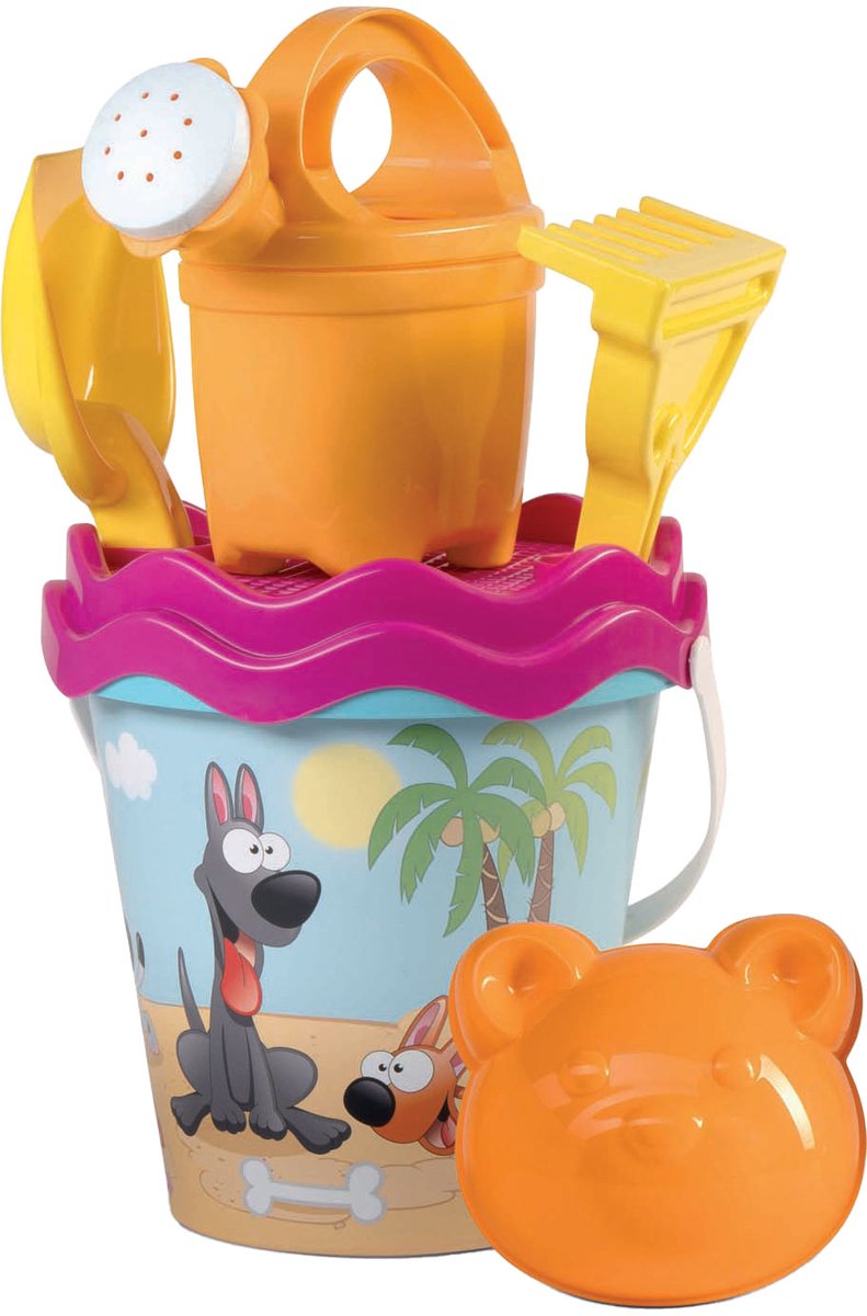 Androni Bucket Beach Set klein, 6-teilig.
