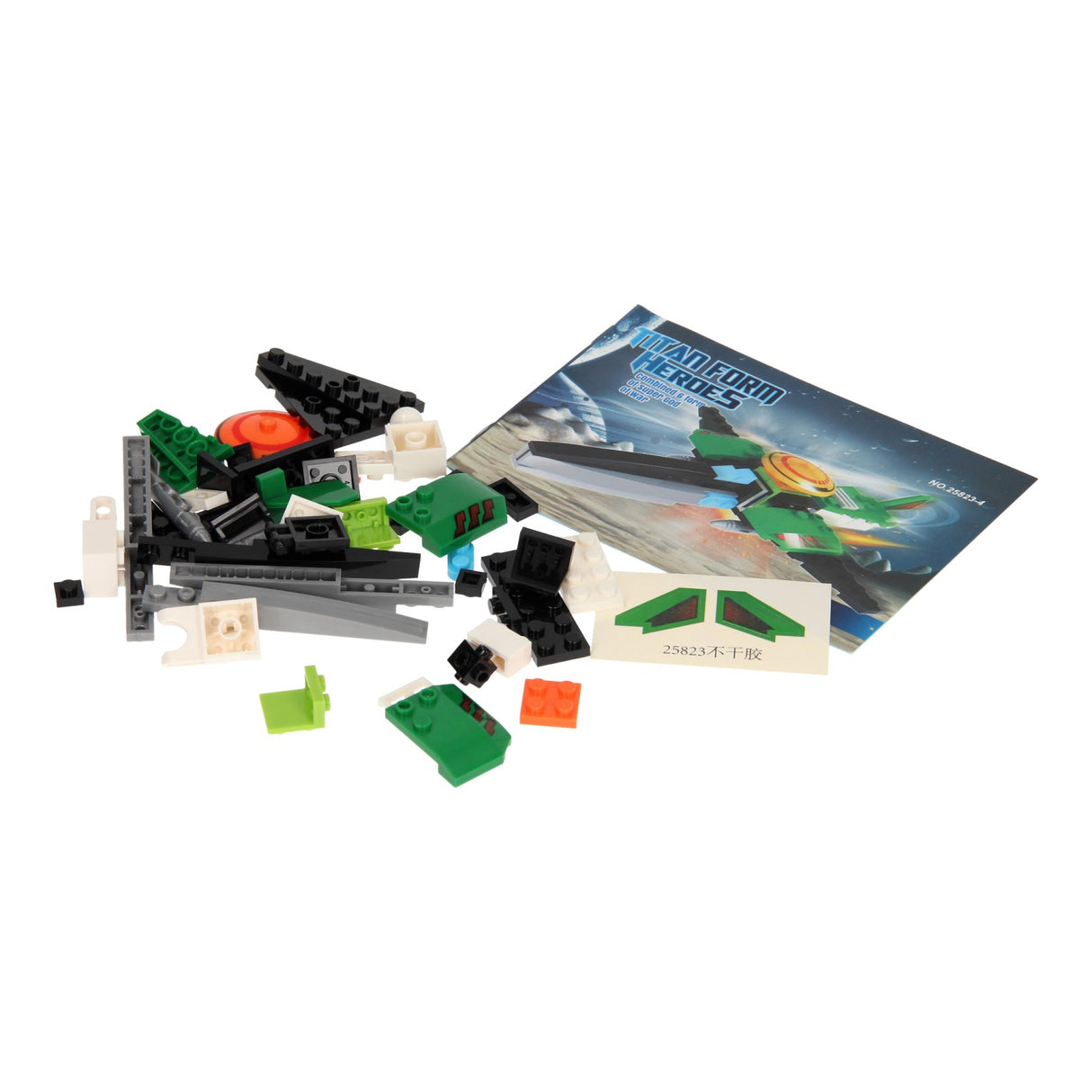Baukasten Titan Heroes - Space Green, 51-tlg.