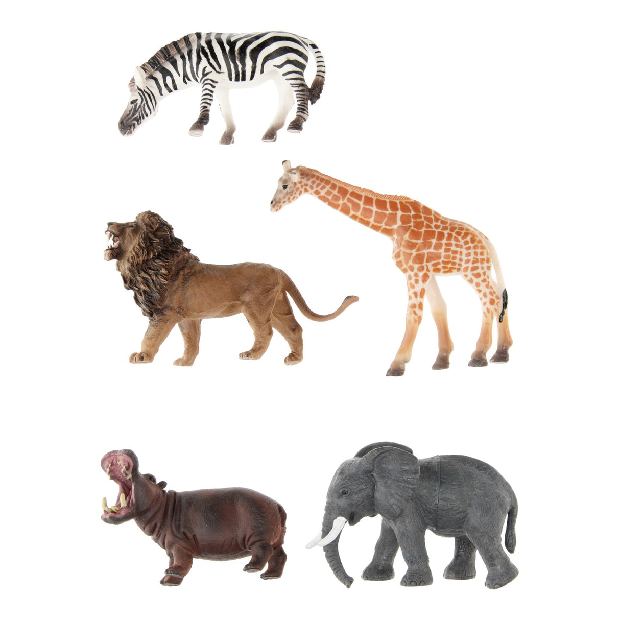 Wilde Tiere Luxus-Spielset, 5-tlg.