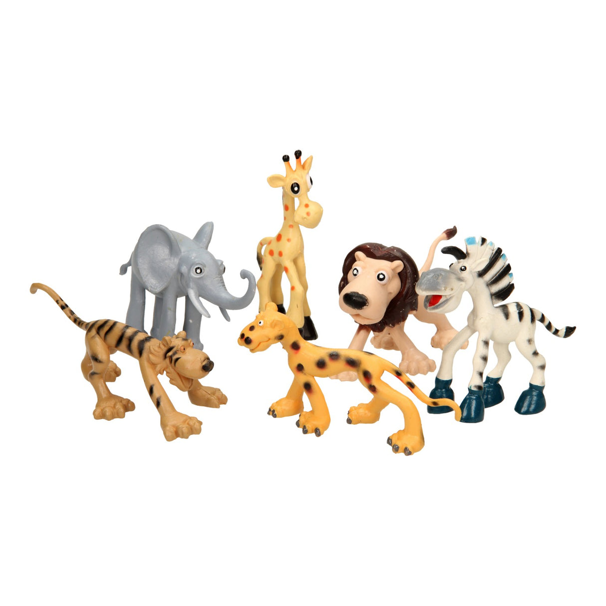 Boshaftes Wildtier-Spielset, 6-teilig.