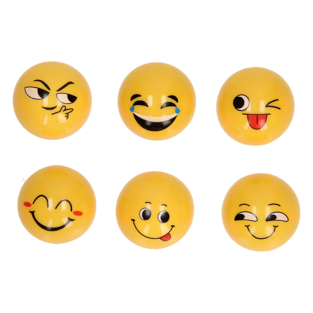 Lächelndes Gesicht zurückziehen