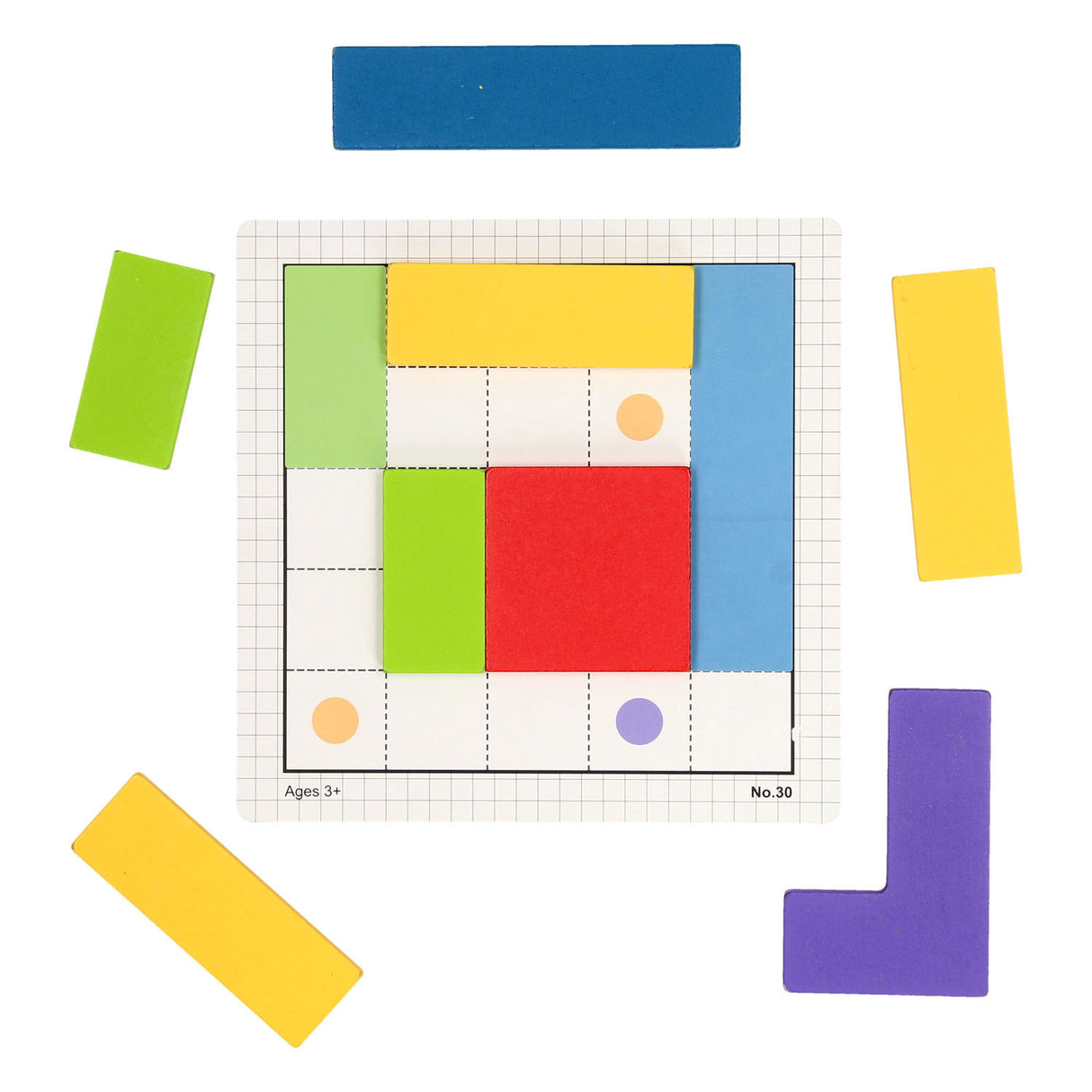 IQ-Puzzle aus Holz