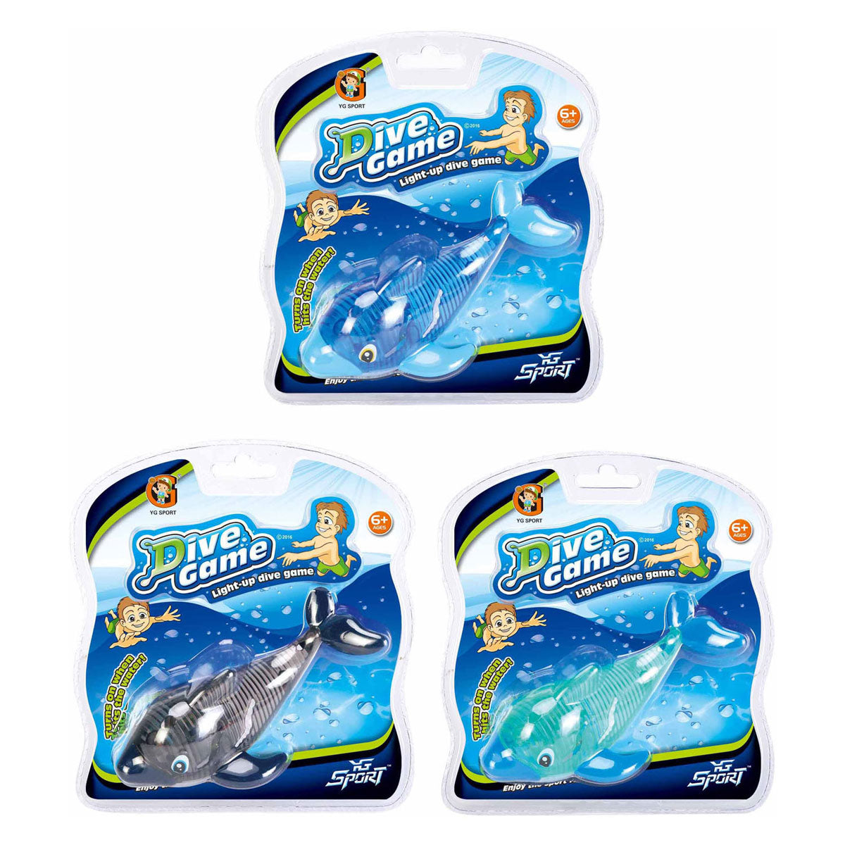 Delphin mit Licht tauchen