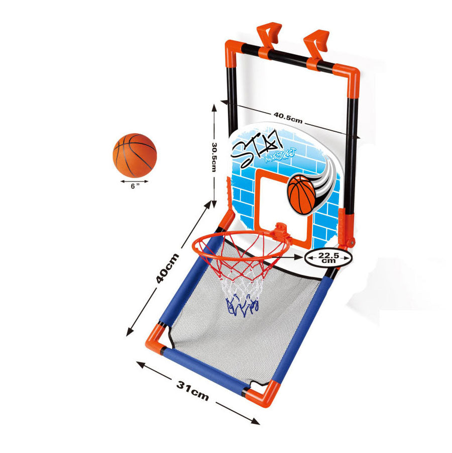 Lobbes-Spielzeug, z. B. Lobbes-Basketball-Brettspielzeug für die Tür und zum Stehen – Basketball-Set.