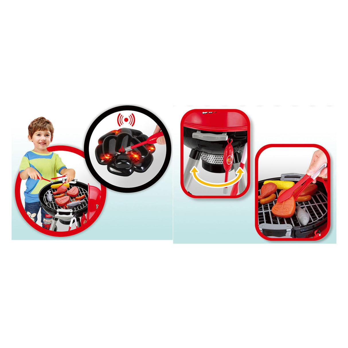 Kindergrill mit Licht und Klang