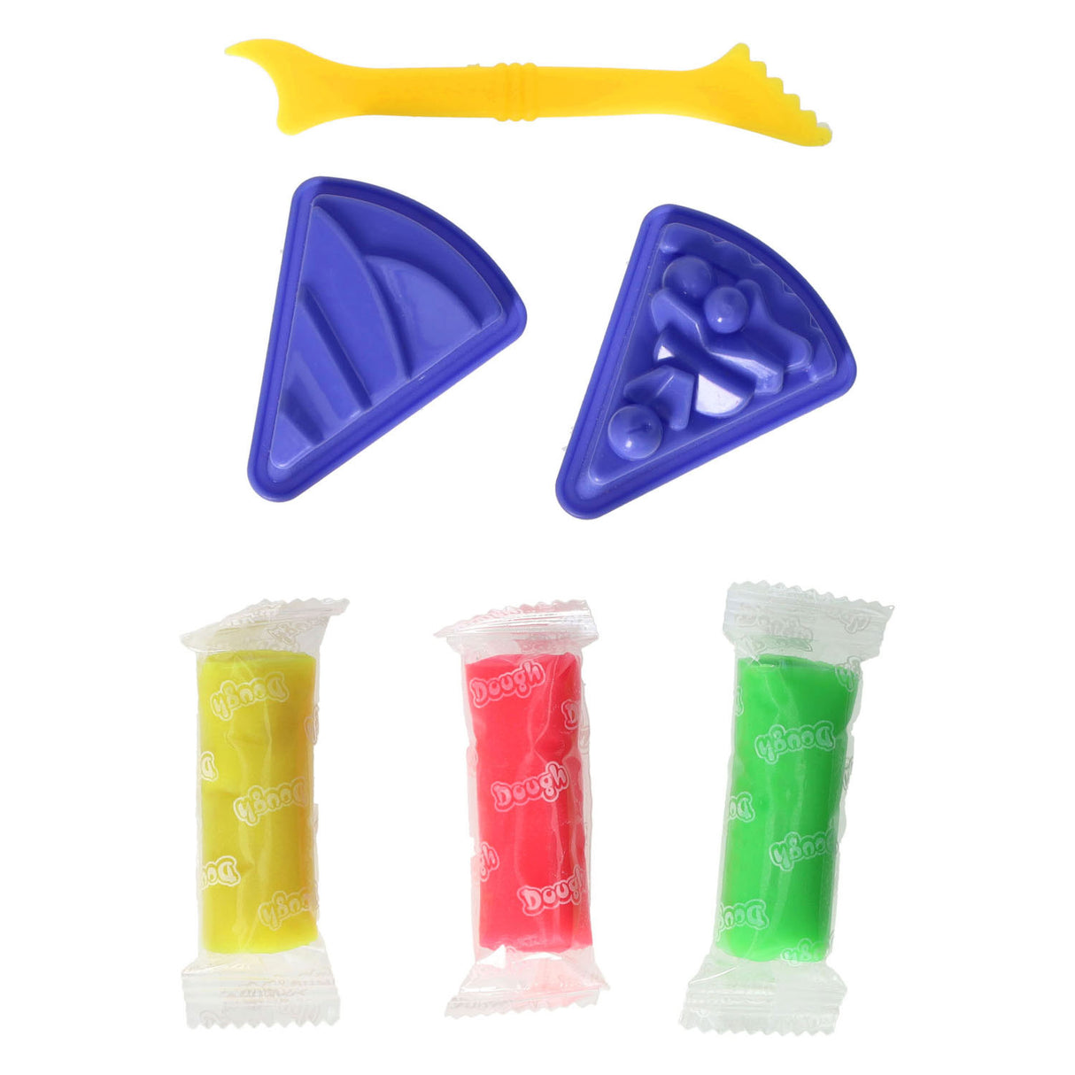 Tonset mit 2 Dessertformen und Werkzeugen – 3 Tonfarben