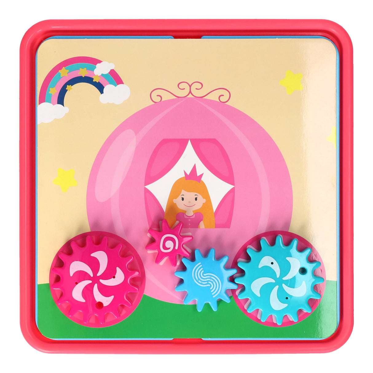 Lobbes Toys BV Zahnradset Lernspielzeug rosa 20-teilig bunt kreativ.
