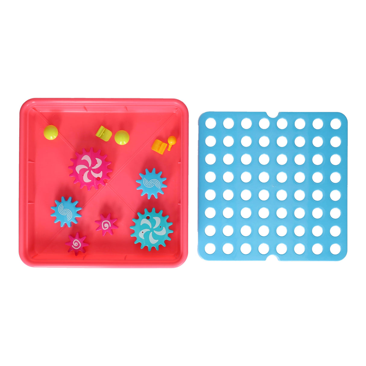 Lobbes Toys BV Zahnradset Lernspielzeug rosa 20-teilig bunt kreativ.
