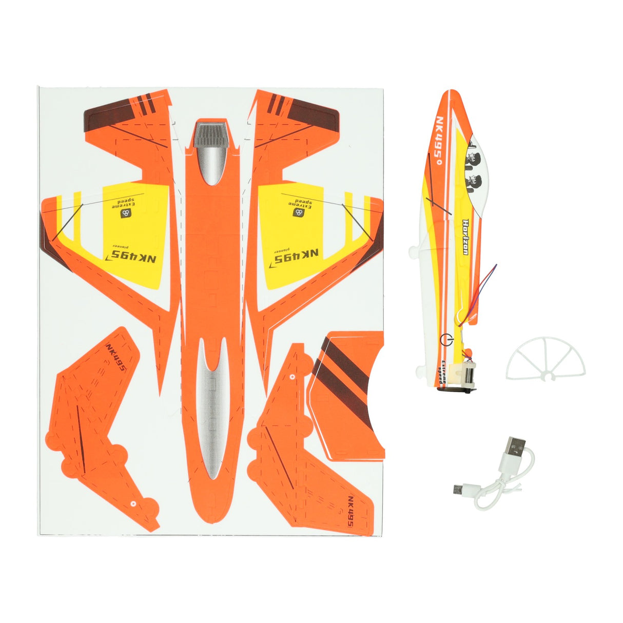 Lobbes Toys BV Bauset Flugzeug mit funktionierendem Propeller