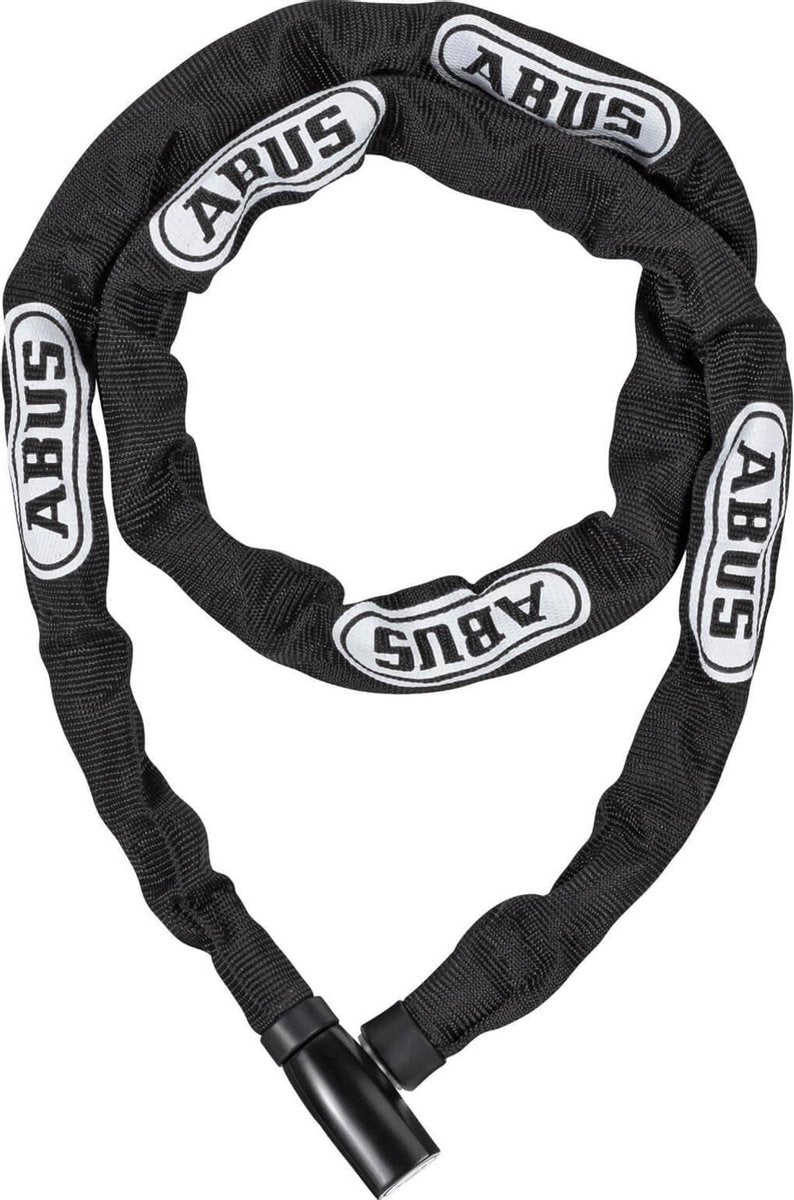 Abs -Kettenschloss 4804K 110 Schwarz, 4 mm dick, 110 cm, Fahrrad