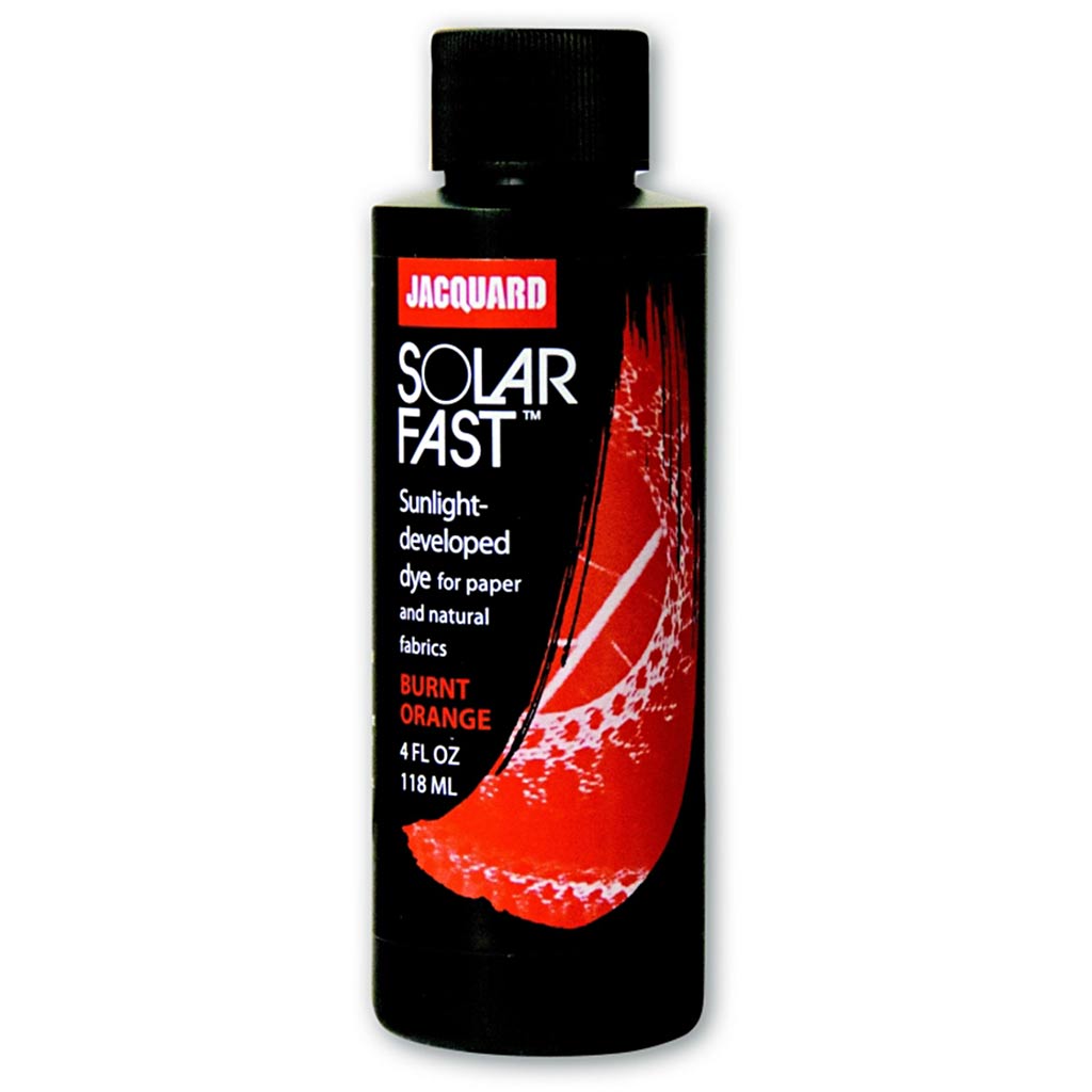 Jacquard solarfast – lichtempfindlicher Farbstoff, gebranntes Orange (102), 118 ml 1 Flasche