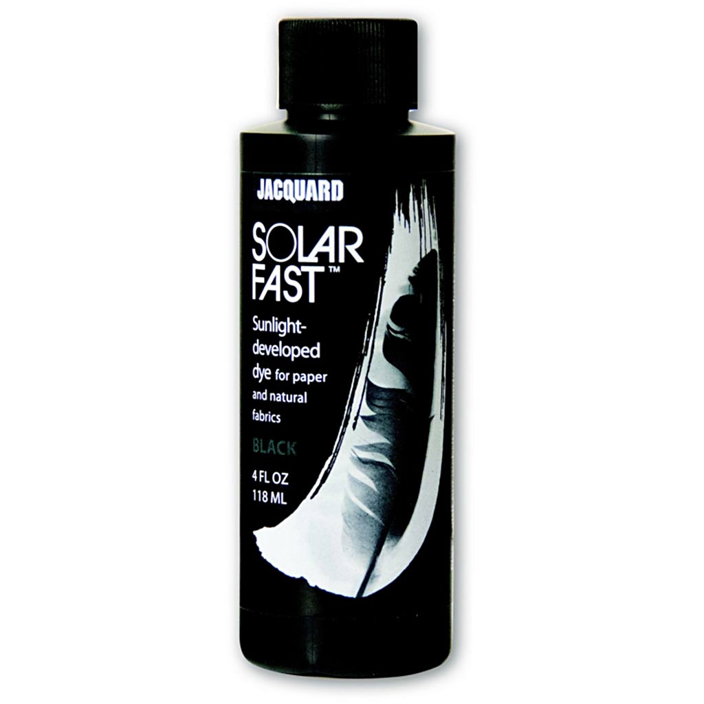 Jacquard Solarfast - lichtempfindlicher Farbstoff, Schwarz (113), 118 ml 1 Flasche