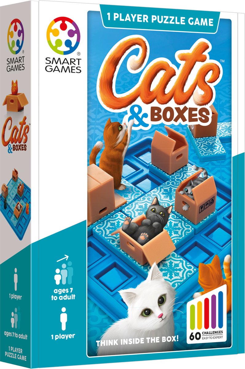 Intelligente Spiele, intelligente Spiele, Katzen und Kisten – Denkspiel | 2 Stk