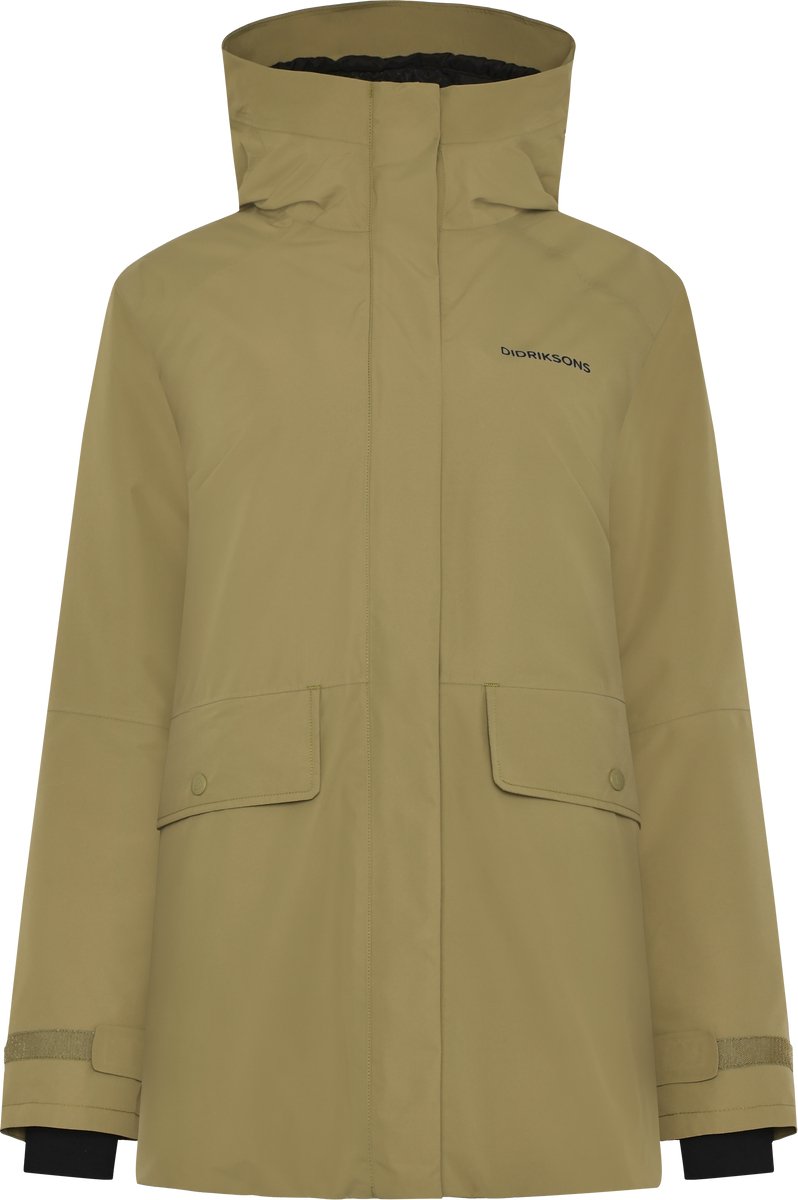 Didriksons Tuva Wns Parka Damen Outdoorjacke – Olivgrün