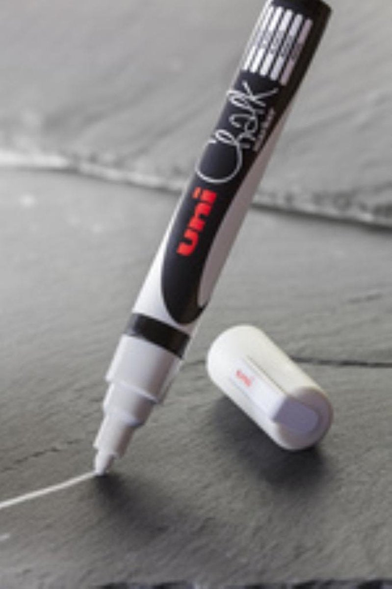 Uni-Posca Kreidemarker, Strichstärke 1,8-2,5, schwarz, 1 Stück