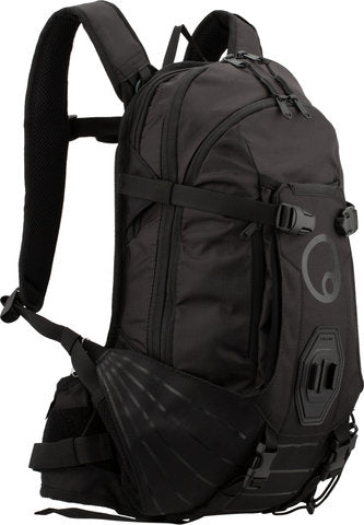 Ergon Ba2 Black - Compact All -Mountain -Rucksack für Aktionskameras, einstellbares Tragesystem, 10L -Kapazität