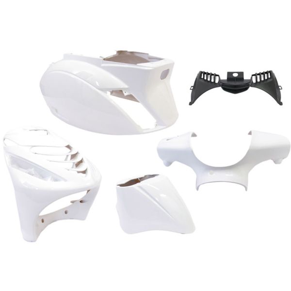 Edge Storge 5-Stück für Piaggio Zip-SP vom Jahr 2000-Glossy White