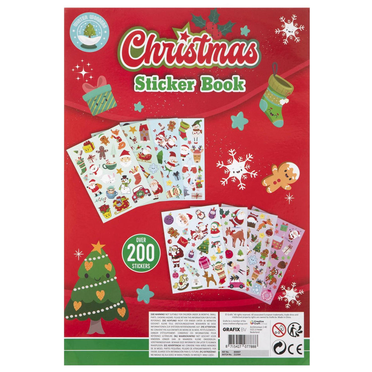 Grafix Stickerbuch A4