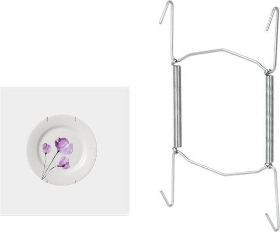 Tomado-metaltex Tellerhalter 9-18cm silber