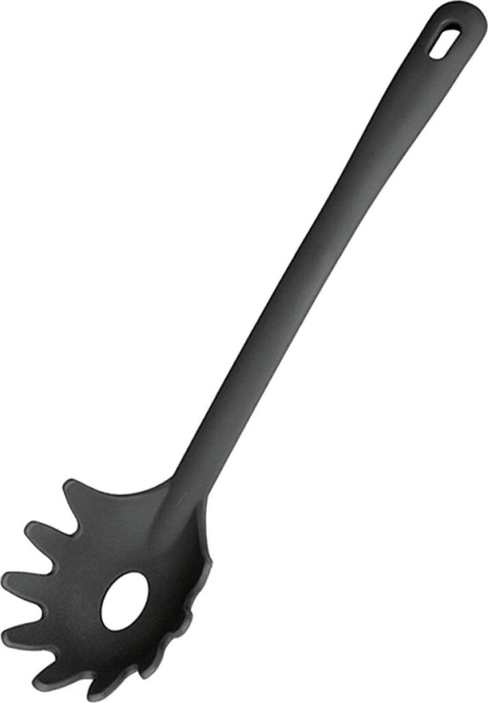 Tomado-Metaltex Tecna Line PPA schwarzer Spaghettilöffel, max. 270 °C, extra stark