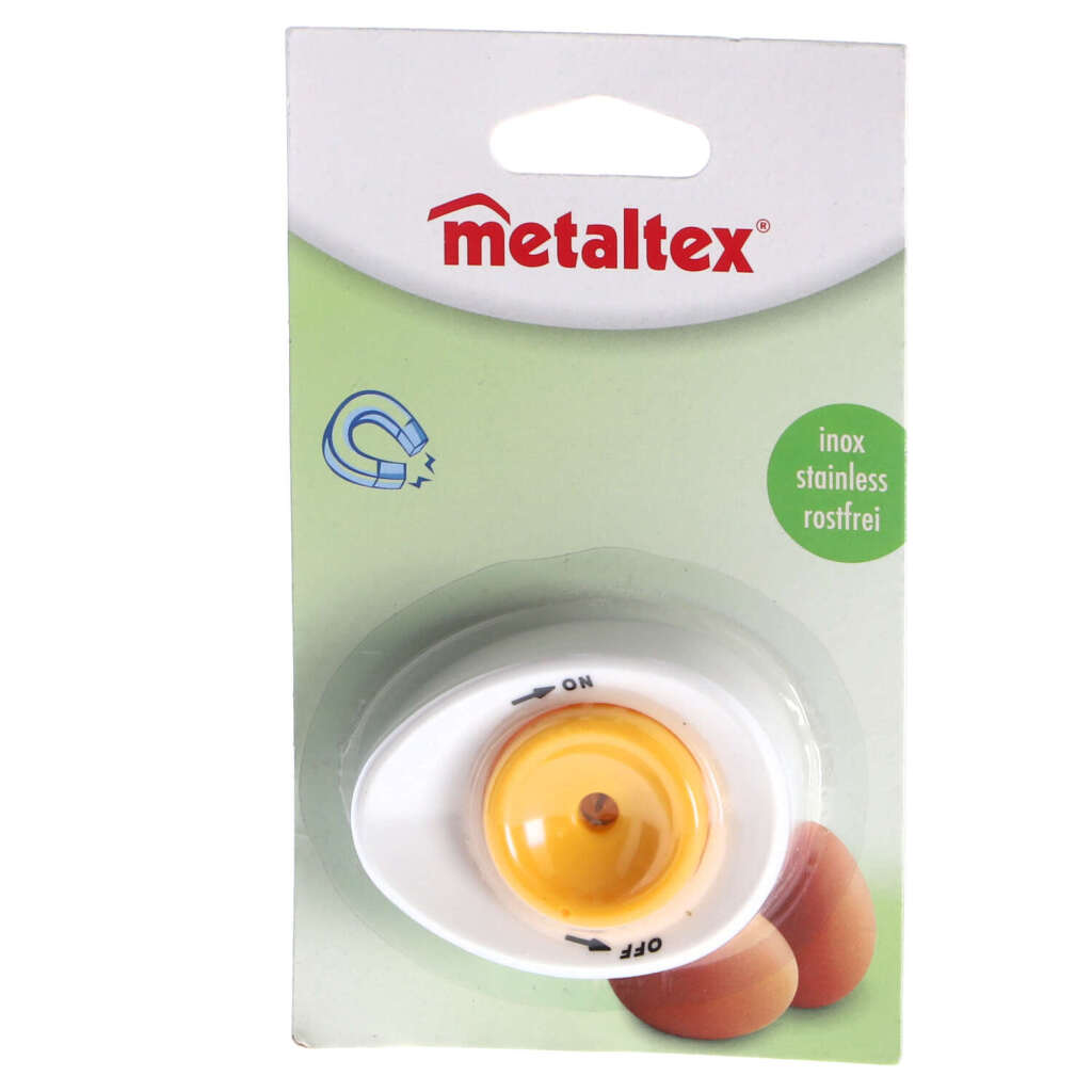 Metaltex Eierstecher weiß gelb