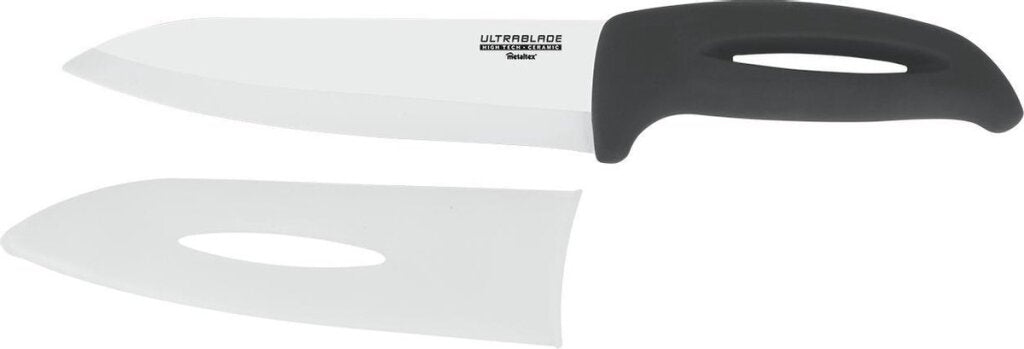 Metaltex Metaltex Ultrablade Keramikmesserklinge, 15 cm, Soft Touch, ergonomischer Griff. Gesamtlänge 27,5 cm