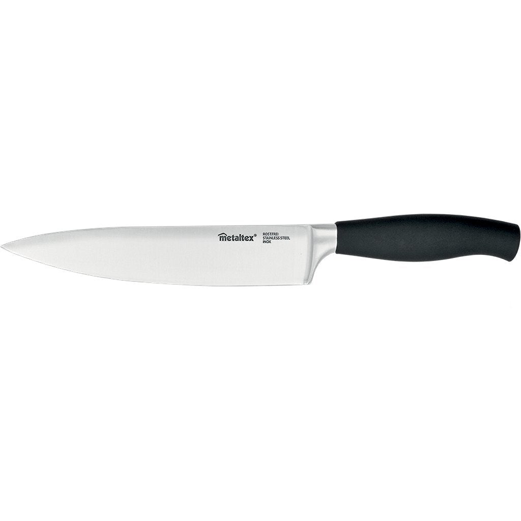 Tomado-Metaltex Metaltex Comfort Küchenmesser 34 cm aus schwarzem Edelstahl