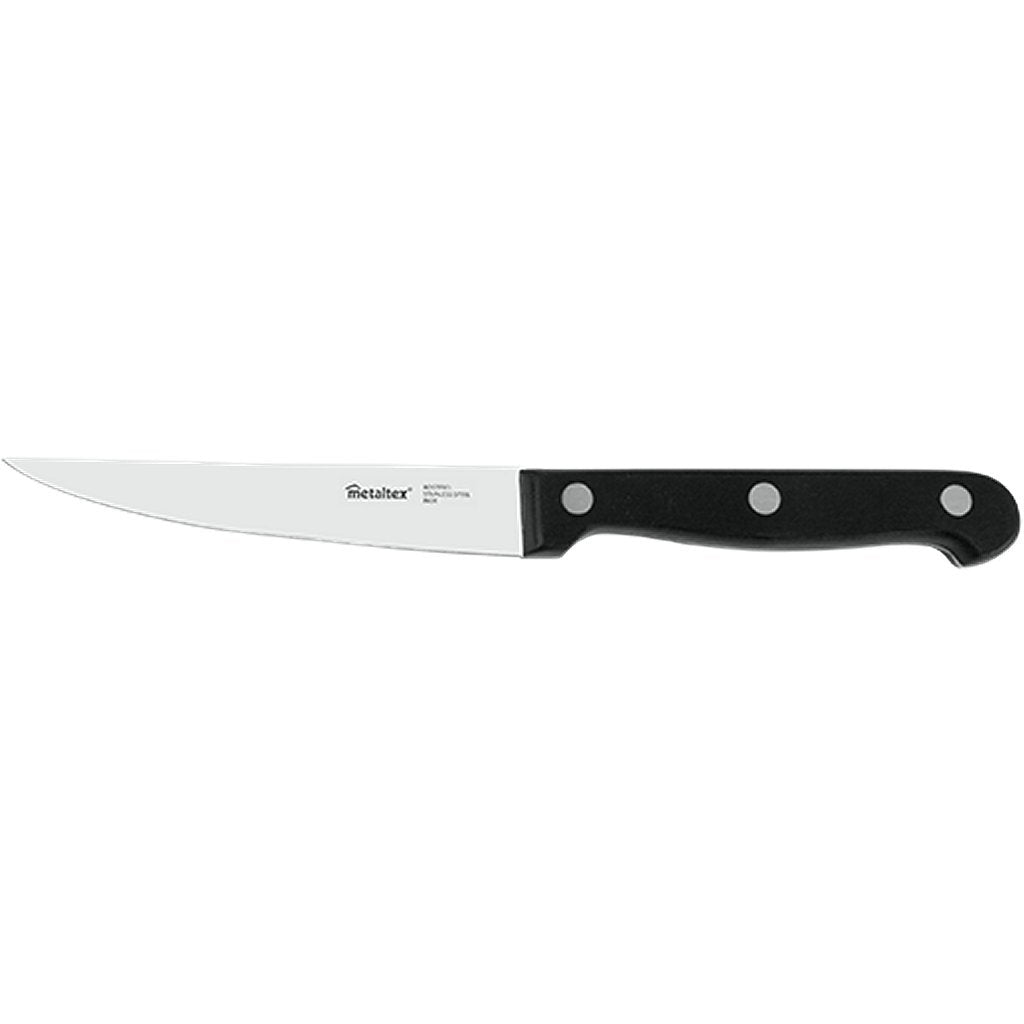 Metaltex Profi-Steakmesser 21 cm Edelstahl schwarz