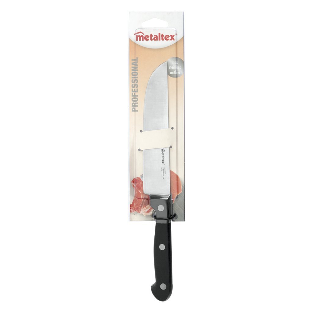 Metaltex Profi-Kochmesser 28 cm aus schwarzem Edelstahl