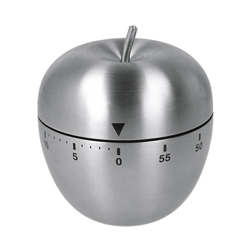 Metaltex Edelstahl-Timer Apfel 60 Minuten